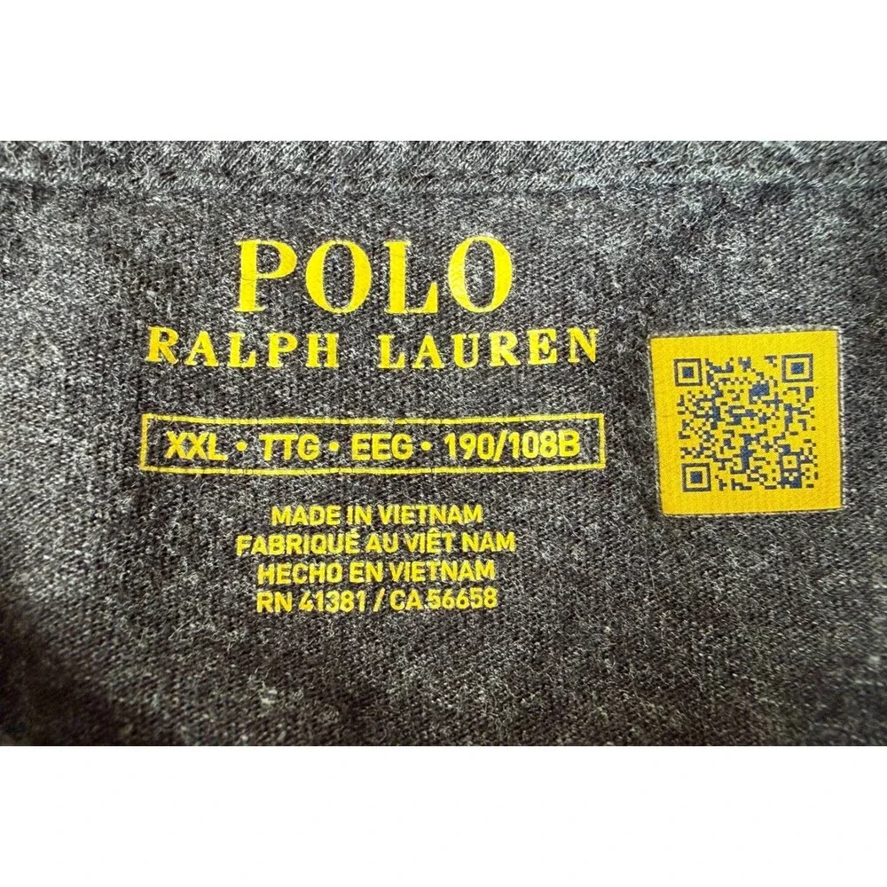 Polo Ralph Lauren Performance Hoodie Mens XXL Gray Pony Lightweight Shirt